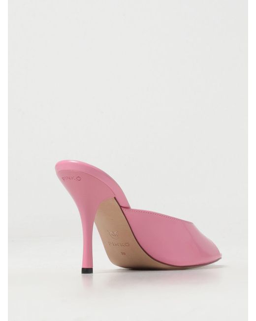 Pinko Pink Heeled Sandals