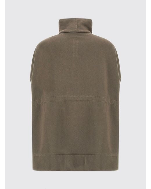 Rick Owens Brown Cotton Sweatshirt