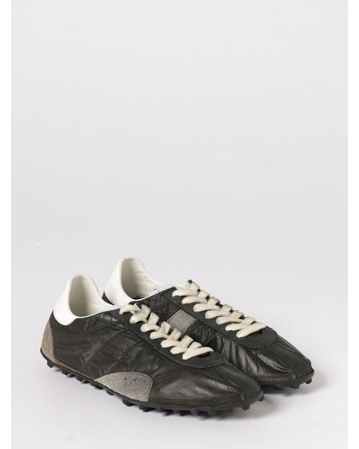 Maison Margiela White Nylon And Suede Sprinters Sneakers for men