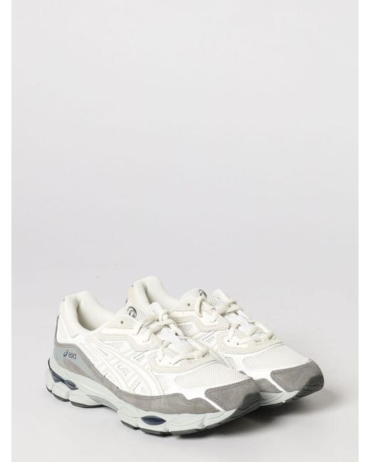 Asics White Gel-Nyc Mesh And Rubber Sneakers for men