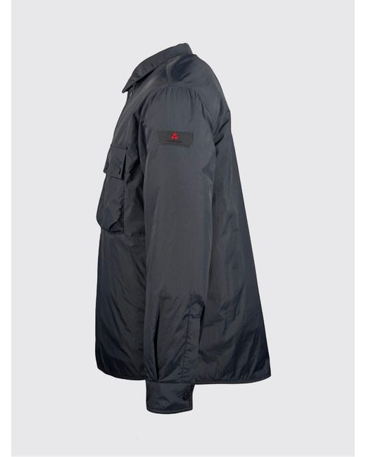 Peuterey Blue Nylon Shirt Jacket for men