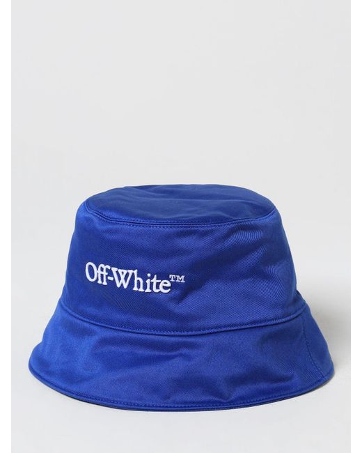 Cappello in cotone di Off-White c/o Virgil Abloh in Blue da Uomo