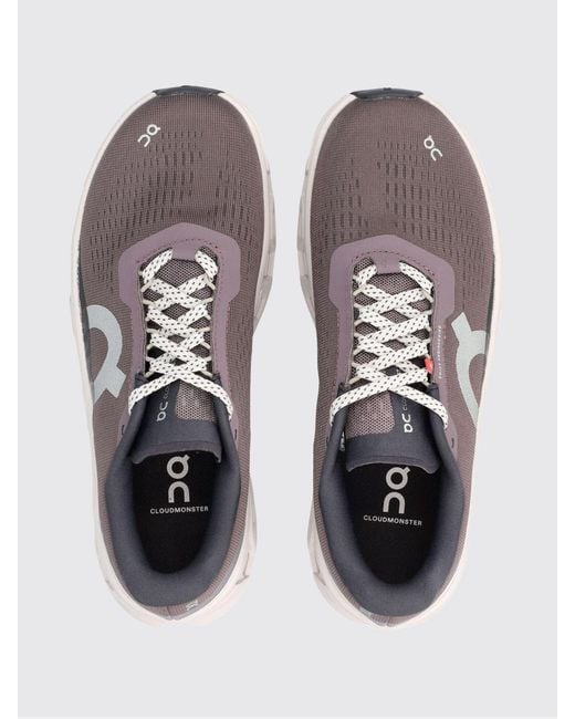 On Shoes White Cloudmonster 1 Mesh Sneakers On