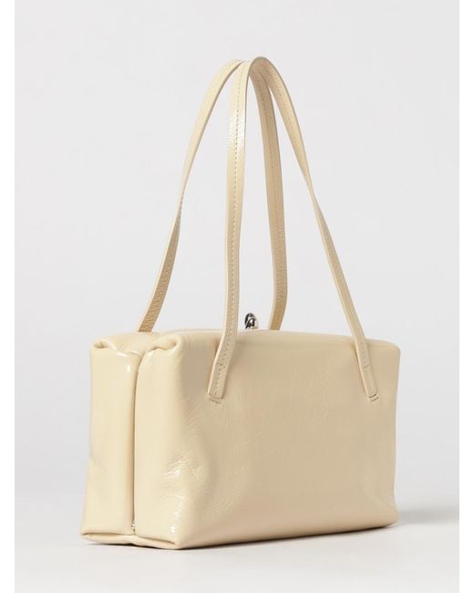 Jil Sander Natural Goji Pillow Leather Bag