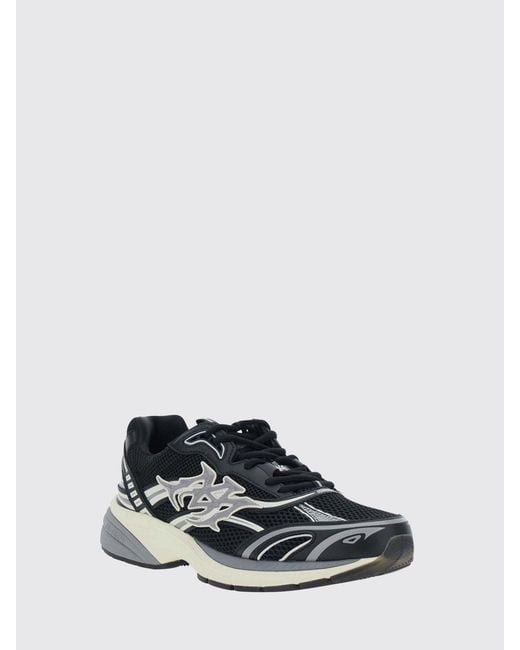 Amiri White M-Tech Bicolour Leather And Mesh Trainers With Applied Logo for men