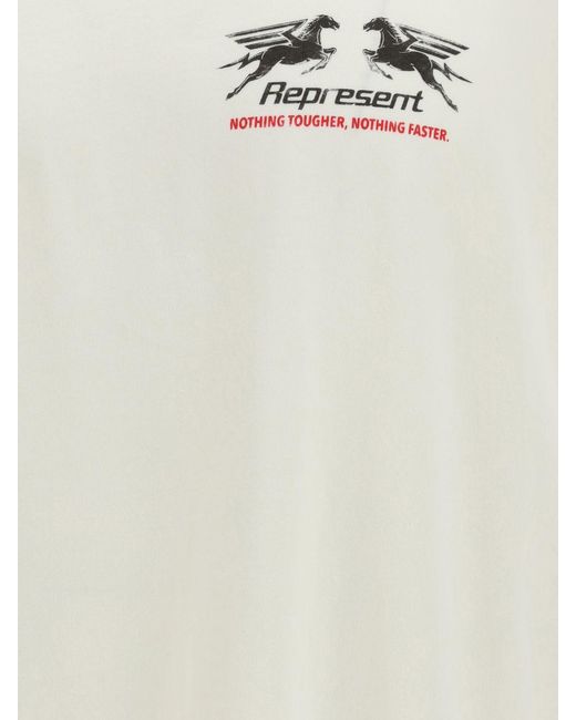 Represent Natural Printed Cotton T-Shirt for men