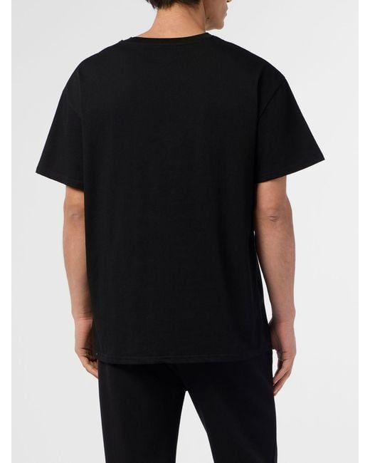 Philipp Plein Black T-Shirt for men
