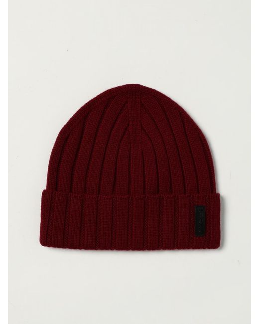 Emporio Armani Red Hat for men
