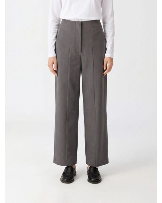Erika Cavallini Semi Couture Gray Pants