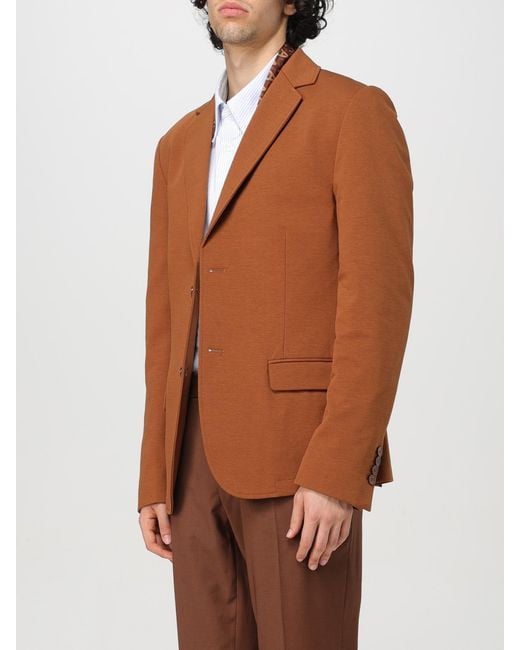 Daniele Alessandrini Brown Blazer for men