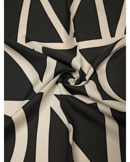 Liviana Conti Black Scarf