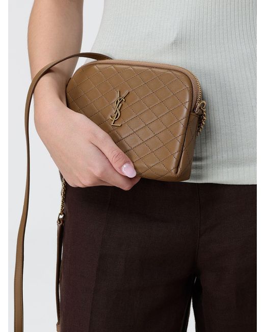 Saint Laurent Brown Shoulder Bag