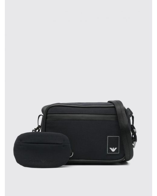 Borsa A Tracolla Con Pochette di Emporio Armani in Black da Uomo