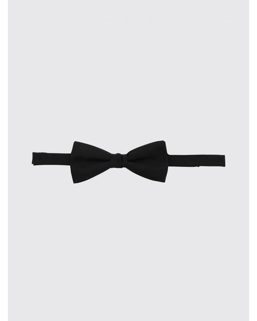Saint Laurent Black Silk Bow Tie for men