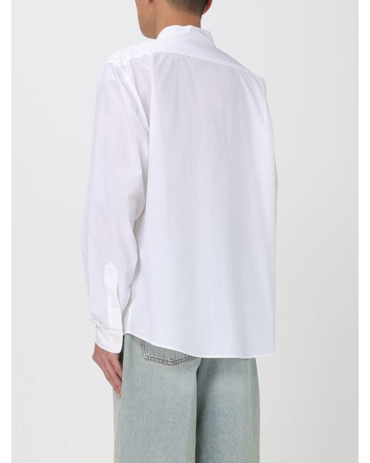Camicia in popeline con logo di KENZO in White da Uomo
