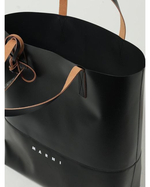 Borsa Tote Tribeca di Marni in Black da Uomo