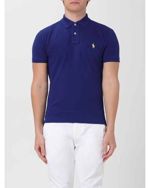 Polo Ralph Lauren Blue Polo Shirt for men