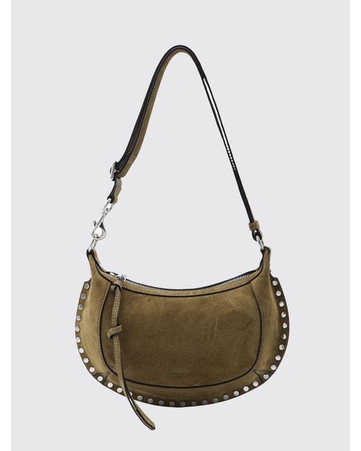 Isabel Marant Metallic Oskan Moon Hobo Bag