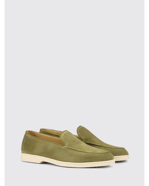 Doucal's Green Suede Loafers