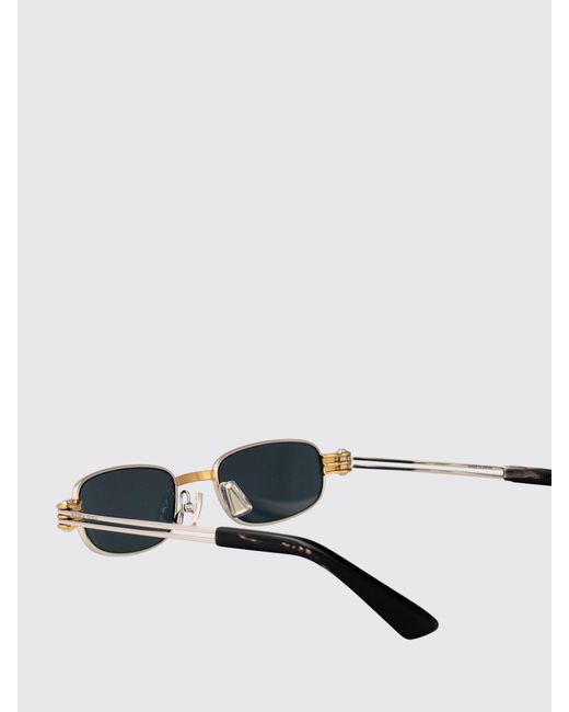 Bottega Veneta White Bv1381S Metal Sunglasses for men