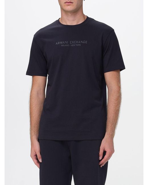 T-Shirt Homme ARMANI EXCHANGE pour homme en coloris Blue