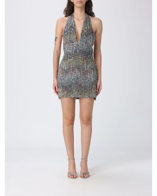 Missoni Gray Mini Cotton Blend Sequin Dress