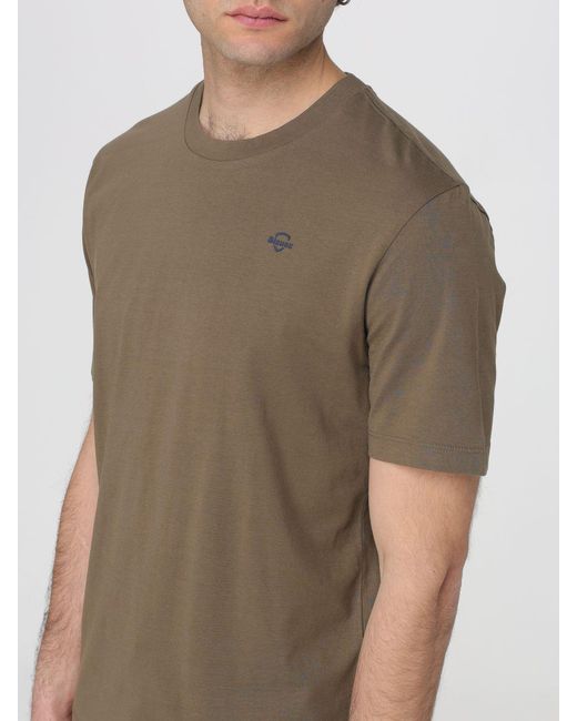 Blauer Green Cotton T-Shirt With Logo for men