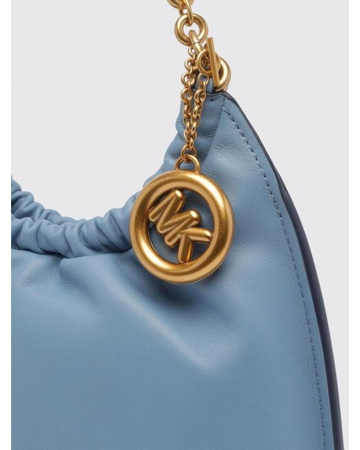 Michael Kors Blue Indie Leather Bag