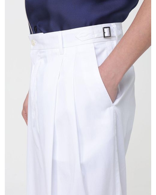 Dolce & Gabbana White Dolce &Amp Gabbana Cotton Tailored Pants for men