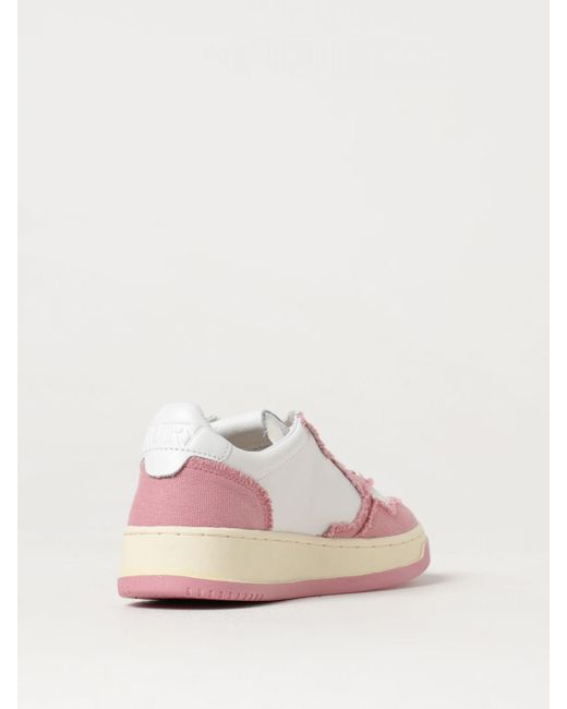 Sneakers Medalist in canvas e pelle di Autry in Pink