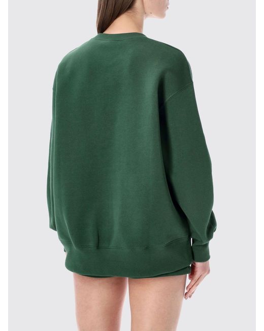 Nike Green Cotton Blend Crewneck Sweatshirt