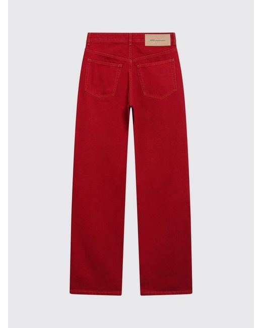 AMI Red Jeans