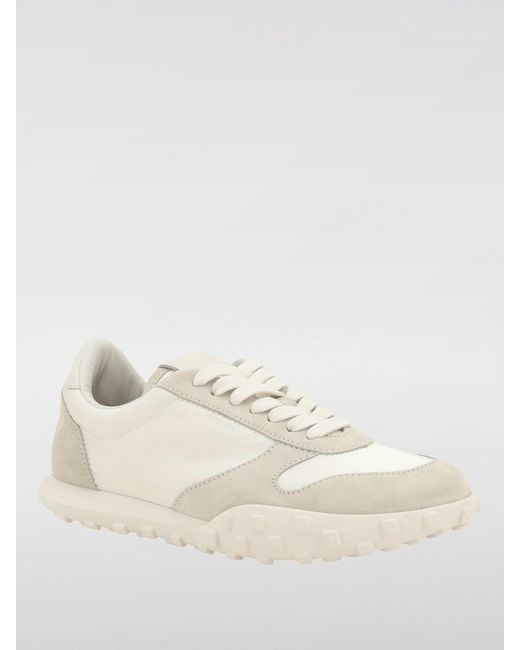 Jil Sander Natural Athletic Inspired Low Top Lace-Up Casual Footwear For Everyday Wear