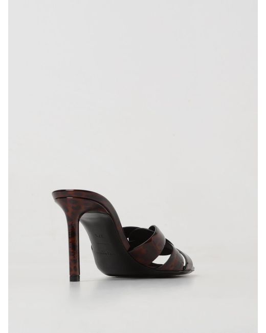 Zapatos de tacón Saint Laurent de color Brown