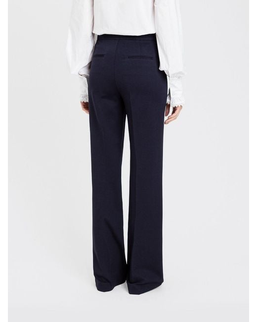 Twinset Blue Straight Trousers
