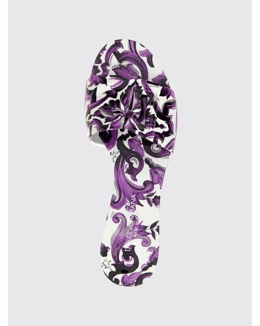 Dolce & Gabbana White Dolce &Amp Gabbana Flat Sandals