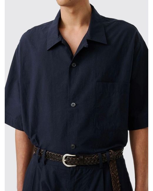 Studio Nicholson Blue Cotton Bowling Shirt for men