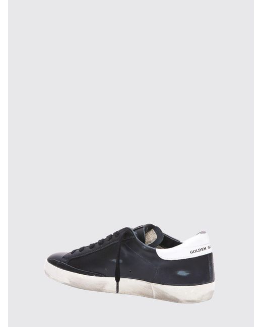 Golden Goose Deluxe Brand White Super-Star Used Leather Sneakers for men