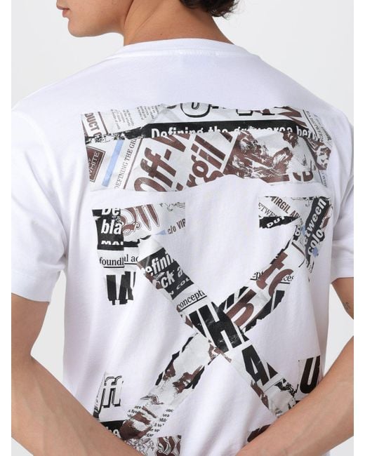 Off-White c/o Virgil Abloh T-Shirt Herren in White für Herren