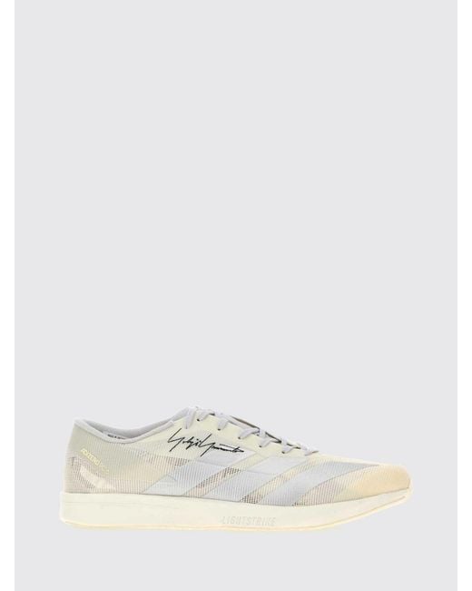 Y-3 Natural Adizero Rc6 Technical Fabric Sneakers With Extralight Sole And Printed Logo for men