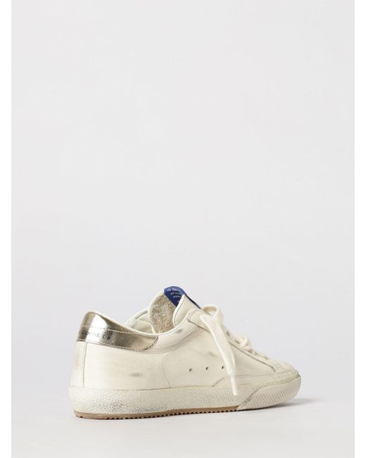 Golden Goose Deluxe Brand Pink Super-Star Used Leather Sneakers for men