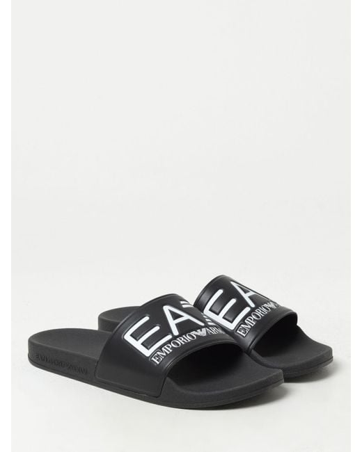 EA7 White Sandals for men