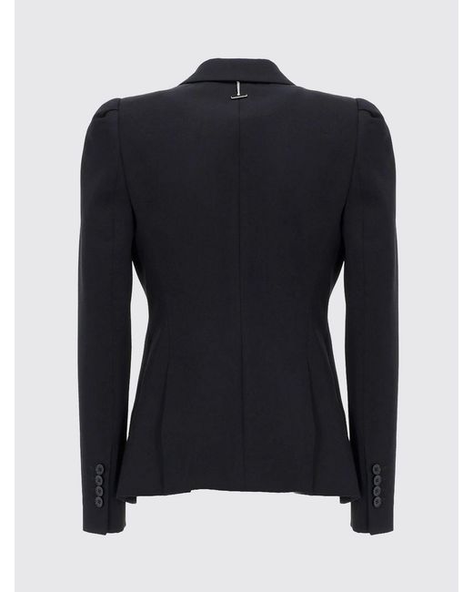 McQueen Black Wool Single Breasted Blazer
