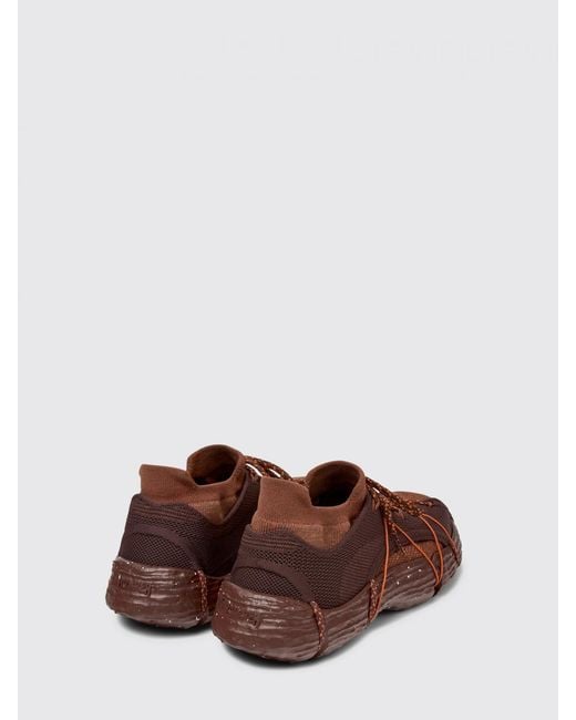 Camper Brown Roku Recycled Polyester Sneakers for men