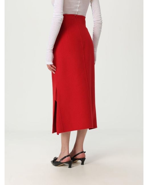 Sportmax Red Skirt