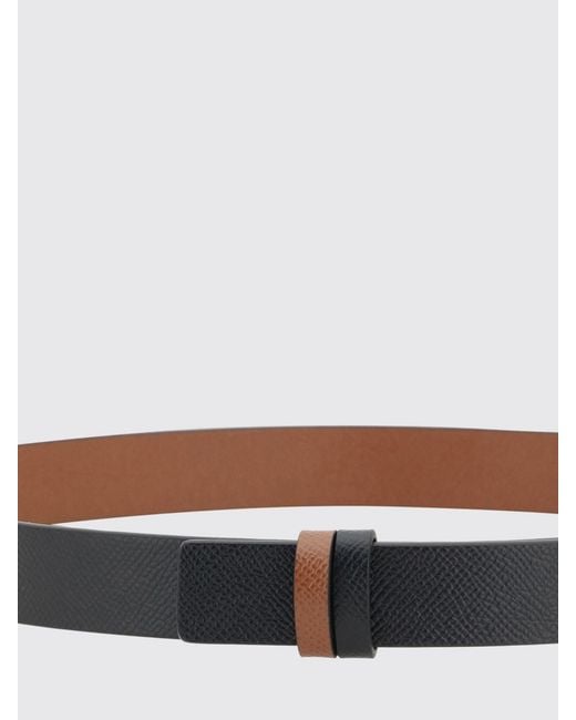 Ferragamo White Gancini Calfskin Leather Belt