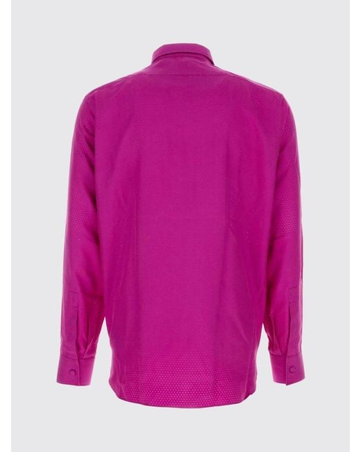 Tom Ford Purple Silk Shirt for men
