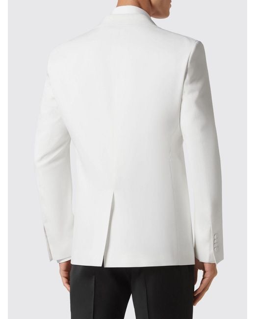 Philipp Plein Gray Wool Single-Breasted Blazer for men