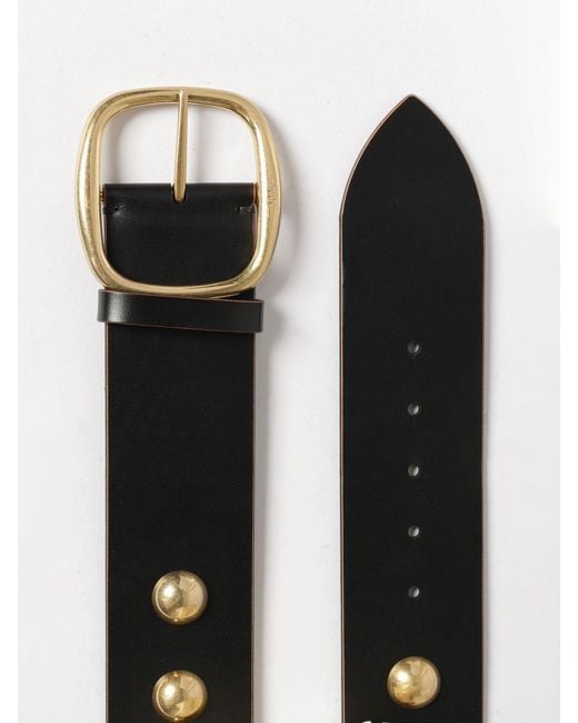 Chloé Gray ChloÉ Calfskin Belt With Studs