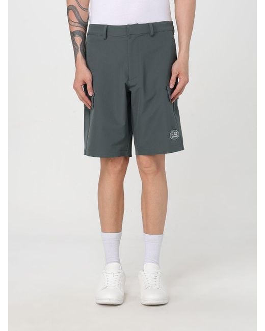 Pantaloncino Cargo di EA7 in Gray da Uomo